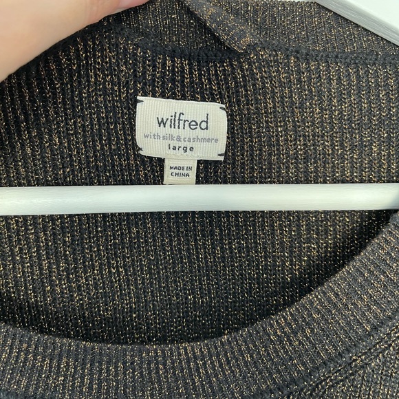 EUC Aritzia Wilfred Balzac Silk & Cashmere Sweater - Picture 3 of 7